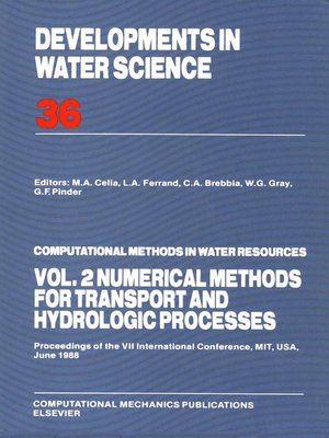 cover image of Numerical Methods for Transport and Hydraulic Processes